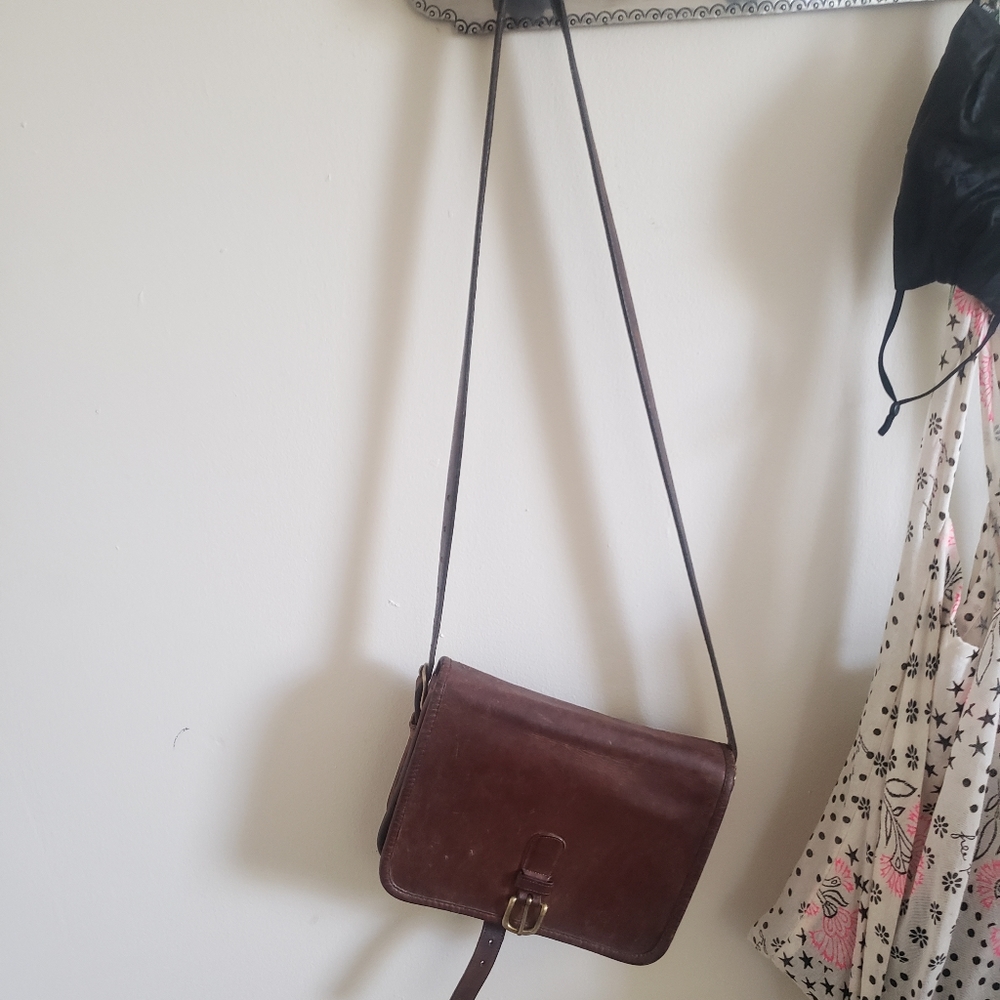 Vintage leather coach purse